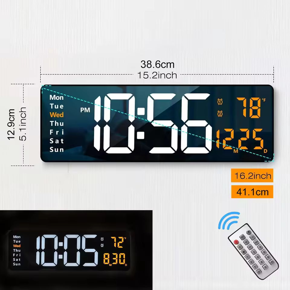 Reloj de pared digital